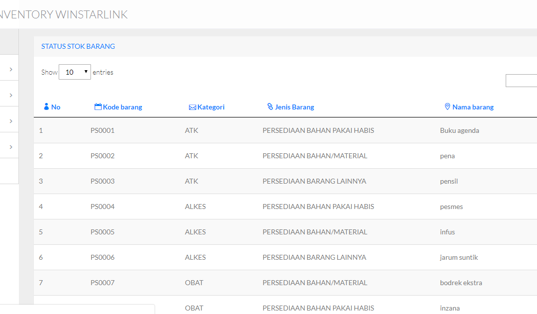 Aplikasi Inventory